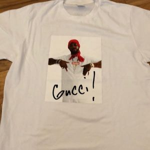 Supreme Gucci Mane White Tee Size XLarge FW16